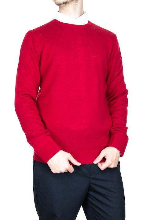 Malagrida 25317 Herren Langarm-Pullover Rot