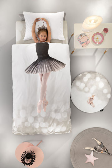Saint Clair Kids Quilt Set Single with Pillowcase Ballet Beige 160x230cm