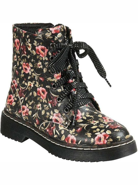 Kids Boots with Laces Multicolored