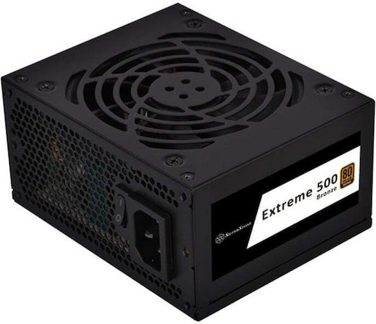 Silverstone 500W Schwarz Computer-Netzteil Voll verkabelt 80 Plus Bronze (SST-EX500-B)