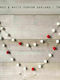 Synchronia Christmas Garland Red / White 200x3cm 1pc