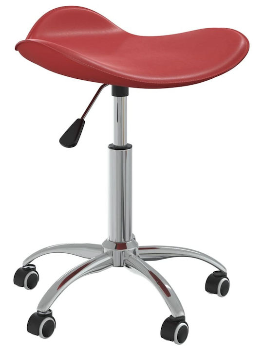 Office Stool Burgundy 44x44x57cm