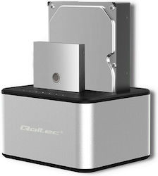 Qoltec 5316 Pentru 2 Hard Disk-uri SATA Cu Conectivitate USB 3.0