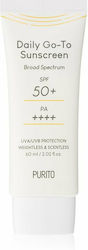 Purito Daily Go-To Sunscreen Αντηλιακή Κρέμα Προσώπου SPF50 60ml