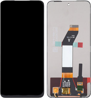 Mobile Phone Screen Replacement with Touch Mechanism for Redmi 10 (Black)