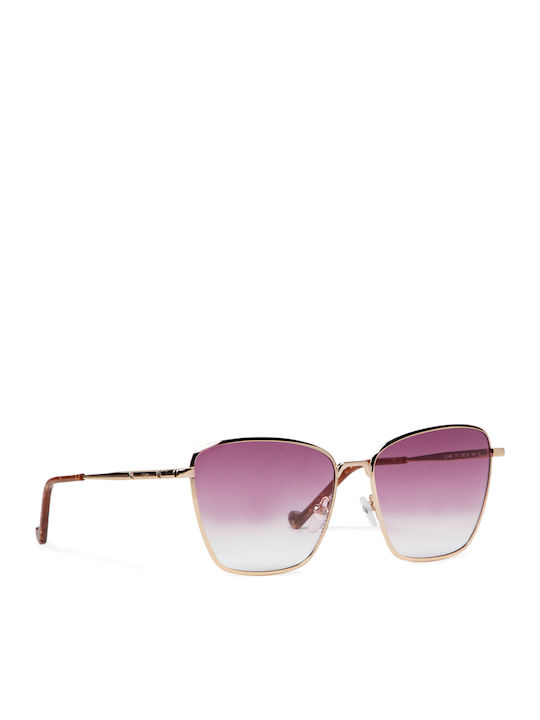 Liu Jo Women's Sunglasses with Gold Metal Frame...