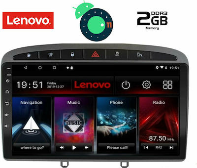 Lenovo LVB 4513 GPS Ηχοσύστημα Αυτοκινήτου για Peugeot 308 2007-2012 (Bluetooth/USB/WiFi/GPS)