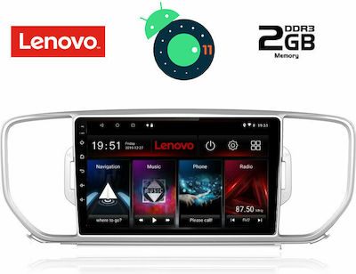 Lenovo Car-Audiosystem für Kia Sportage Audi A7 2016-2018 (Bluetooth/USB/AUX/WiFi/GPS/Apple-Carplay) mit Touchscreen 9"