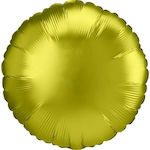 Balon Folie Rotund Galben Satin Luxe 46buc