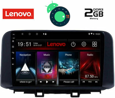 Lenovo Sistem Audio Auto pentru Audi A7 Hyundai Kona 2017 (Bluetooth/USB/AUX/WiFi/GPS/Apple-Carplay/Partitură) cu Ecran Tactil 9" DIQ_LVB_4237