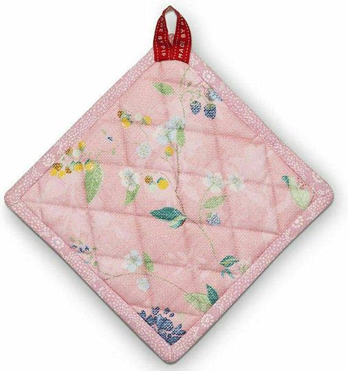 PiP Studio Hummingbirds Πιάστρα Κουζίνας Υφασμάτινη σε Ροζ Χρώμα