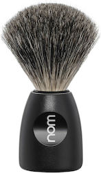 Muhle Nom Lasse Shaving Brush with Badger Hair Bristles 21mm Black