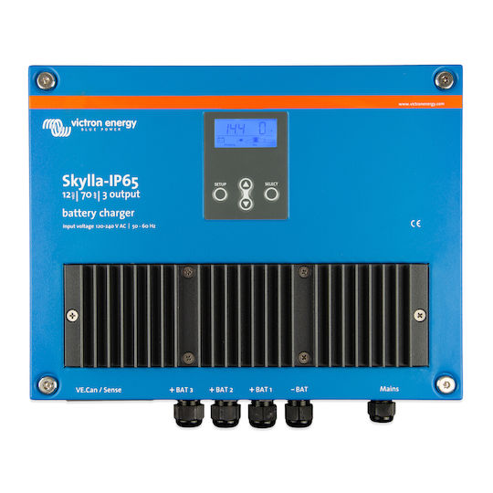 Victron Energy Skylla IP65 12/70 (3) Φορτιστής Μπαταριών Μολύβδου 12V 70A