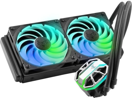 Sapphire NITRO+ S240-A AIO Охлаждане AIO CPU с 2 Вентилатора 120mm и ARGB Осветление