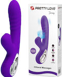 Pretty Love Jersey Vibrator Rabbit Purple