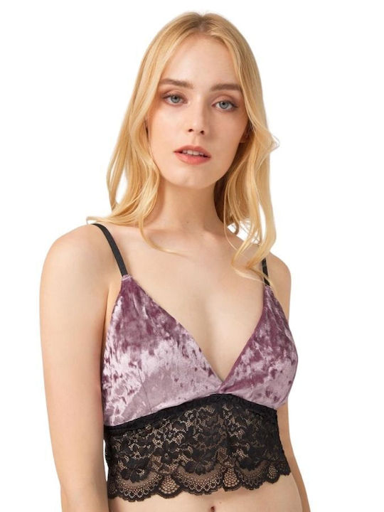 CottonHill Flieder Damen Bralette-BH