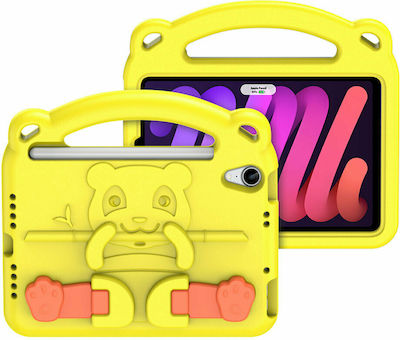 Dux Ducis Panda Umschlag Rückseite Silikon für Kinder Gelb (iPad mini 2021)