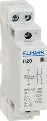 Elmark K20 Phase 2-Pole Power Relay 40A 230V 23017