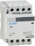 Elmark K40 Phase 4-Pole Power Relay 40A 230V 23422