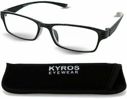 Kyros 408 Γυναικεία Γυαλιά Πρεσβυωπίας +2.00 σε Μαύρο χρώμα
