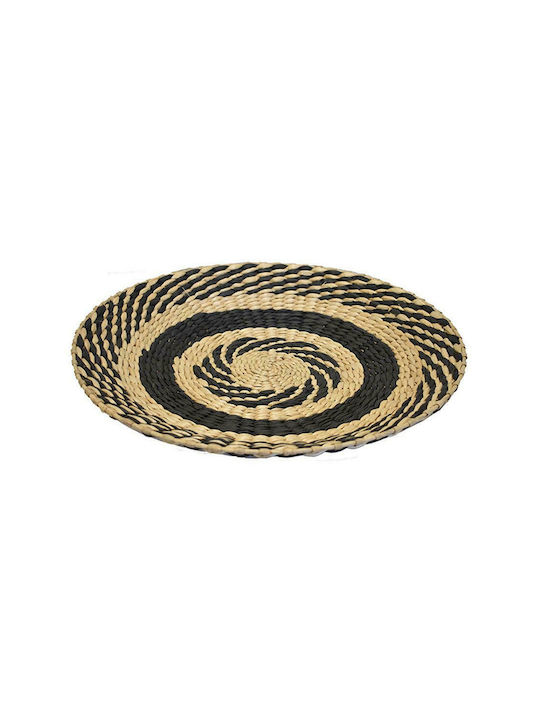 Atmosphera Decorative Plate made of Straw Material Plate 50x50cm 1pcs