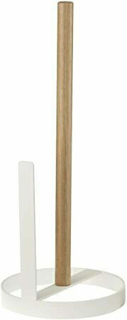 Yamazaki Metallic Paper Towel Holder White 11x11x26.5cm 7819