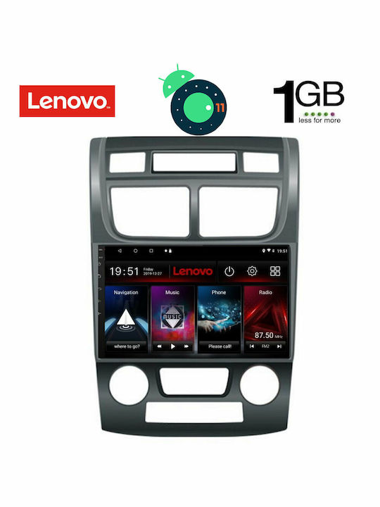 Lenovo Car-Audiosystem für Kia Sportage Audi A7 2004-2010 mit Klima (Bluetooth/USB/AUX/WiFi/GPS) mit Touchscreen 9"