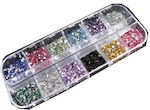 Strass for Nails Set of 12 pieces in Various Colors 12pcs