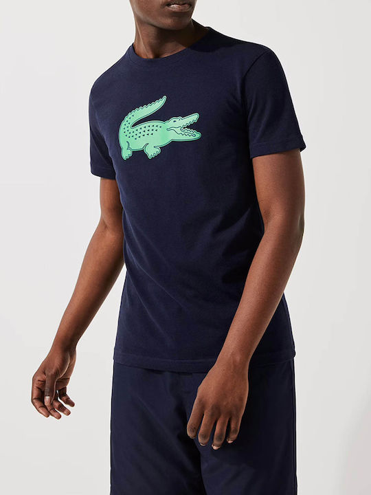 Lacoste Herren T-Shirt Kurzarm Marineblau