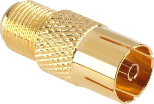 Inne Βύσμα Coaxial female Χρυσό DM-0601-1