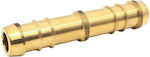 Connector for 8mm heavy duty Italian brass eagle hose