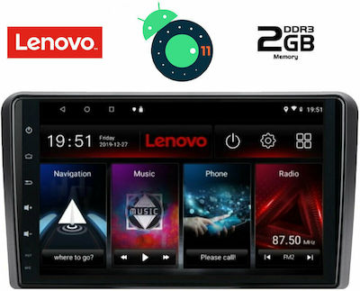 Lenovo Car-Audiosystem für Peugeot 308 / 508 Audi A7 2013 (Bluetooth/USB/AUX/WiFi/GPS/Apple-Carplay) mit Touchscreen 9" DIQ_LVB_4514