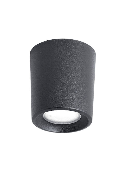 Elmark Spot Deckenleuchte für den Außenbereich mit integriertem LED in Schwarz Farbe 95LIVIA90/BL