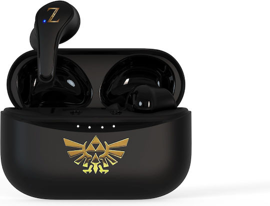 OTL Nintendo Legend of Zelda In-ear Bluetooth Handsfree Ακουστικά με Θήκη Φόρτισης Μαύρα
