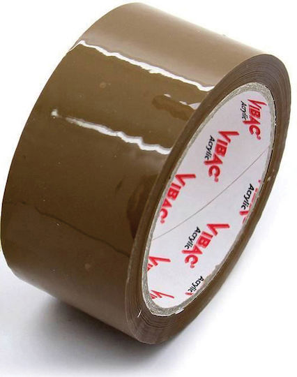 Vibac Ταινία Συσκευασίας 50mm x 60m σε Καφέ Χρώμα