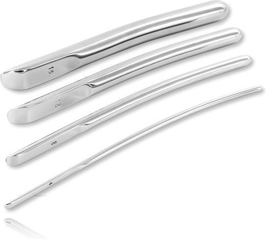Dream Love Metal Hard Steel Urethra Dilator 4mm Expander in Silver Color