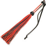 Tease & Please Silicone Flogger Peitsche Red / Black