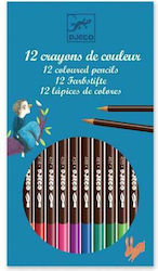 Djeco Watercolour Pencils Set 2τμχ 12pcs