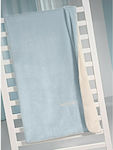 Guy Laroche Baby Crib Bedding Set Velvet 2pcs Light Blue