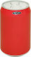 Ecosales Trendy Swan Waste Bin from Inox Steel Red 2.5lt
