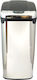 Ecosales Classic Dhole Κάδος Απορριμμάτων από Ανοξείδωτο Ατσάλι Ασημί 30lt