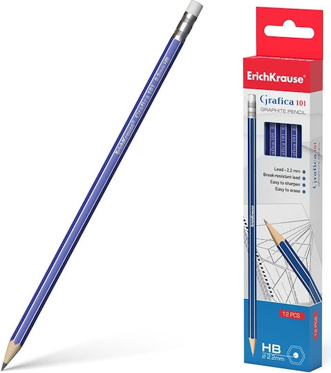 ErichKrause Grafica 101 Bleistift HB Blau