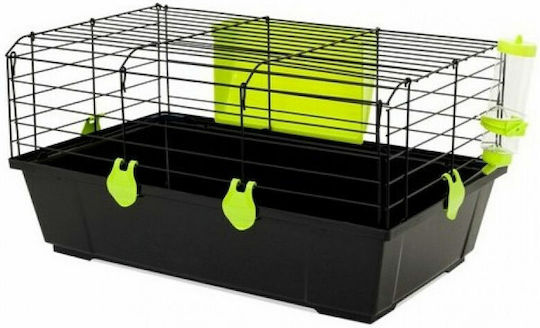 Voltrega Rodent Cage Rabbit Cage Green & Feeder 0523V-GREEN