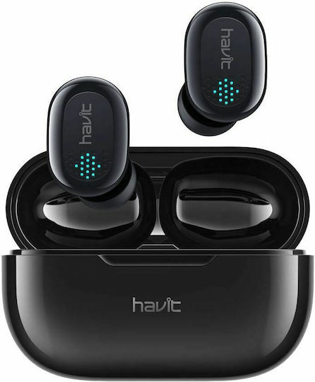 Havit TW925 In-ear Bluetooth Handsfree Earphones with Charging Case Black