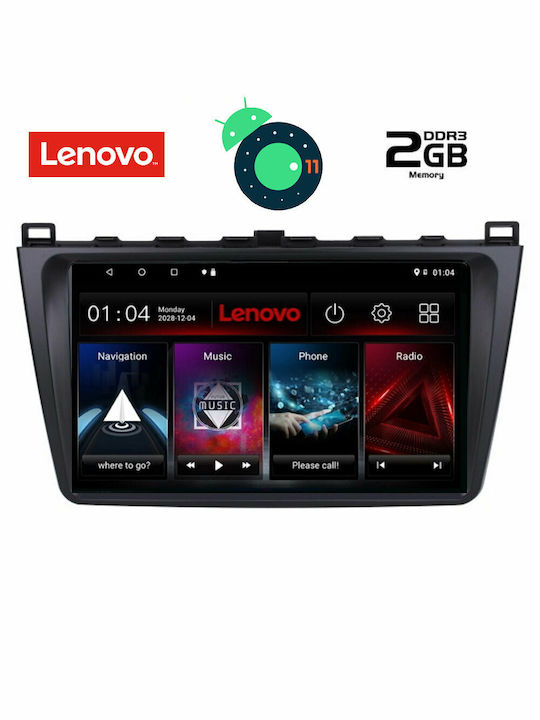 Lenovo Ηχοσύστημα Αυτοκινήτου για Mazda 6 2008 (Bluetooth/USB/WiFi/GPS) με Οθόνη 9"