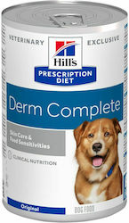 Hill's Derm Complete Canned Diet Wet Dog Food 1 x 370gr