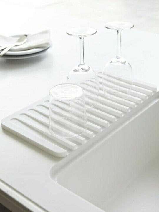 Yamazaki White Silicone Drying Surface 38x20cm