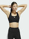 Adidas Powerreact Γυναικείο Αθλητικό Μπουστάκι Μαύρο