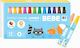 interDRUK Oil Pastels BB Kids Pastel 18x10x1,5 cm 12colours P9042