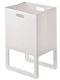 Lalos Coș De Rufe Din Plastic Pliabil 39.8x29.2x61cm Alb